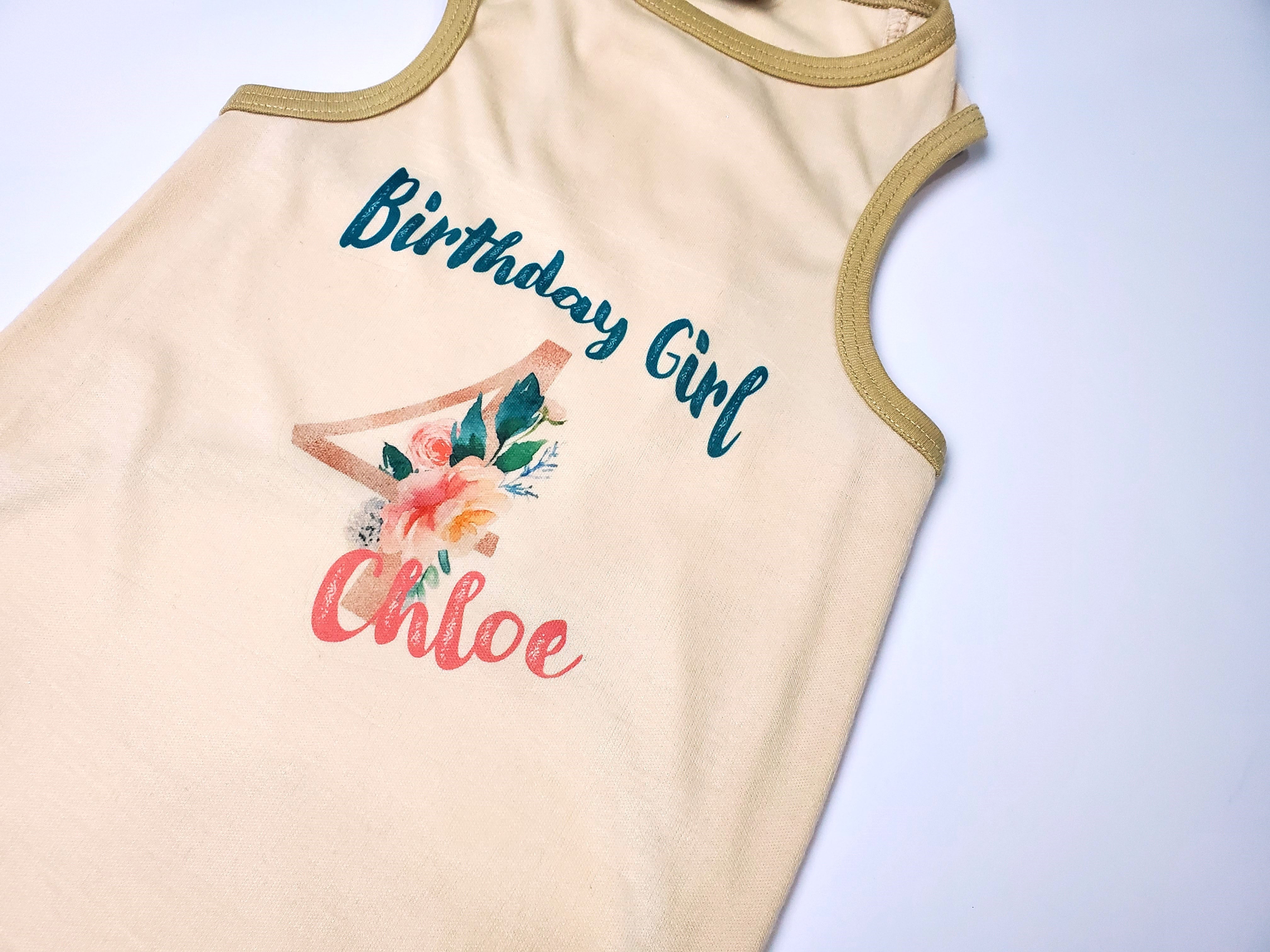 Personalized Garden Girl Birthday outfit | Birthday Girl